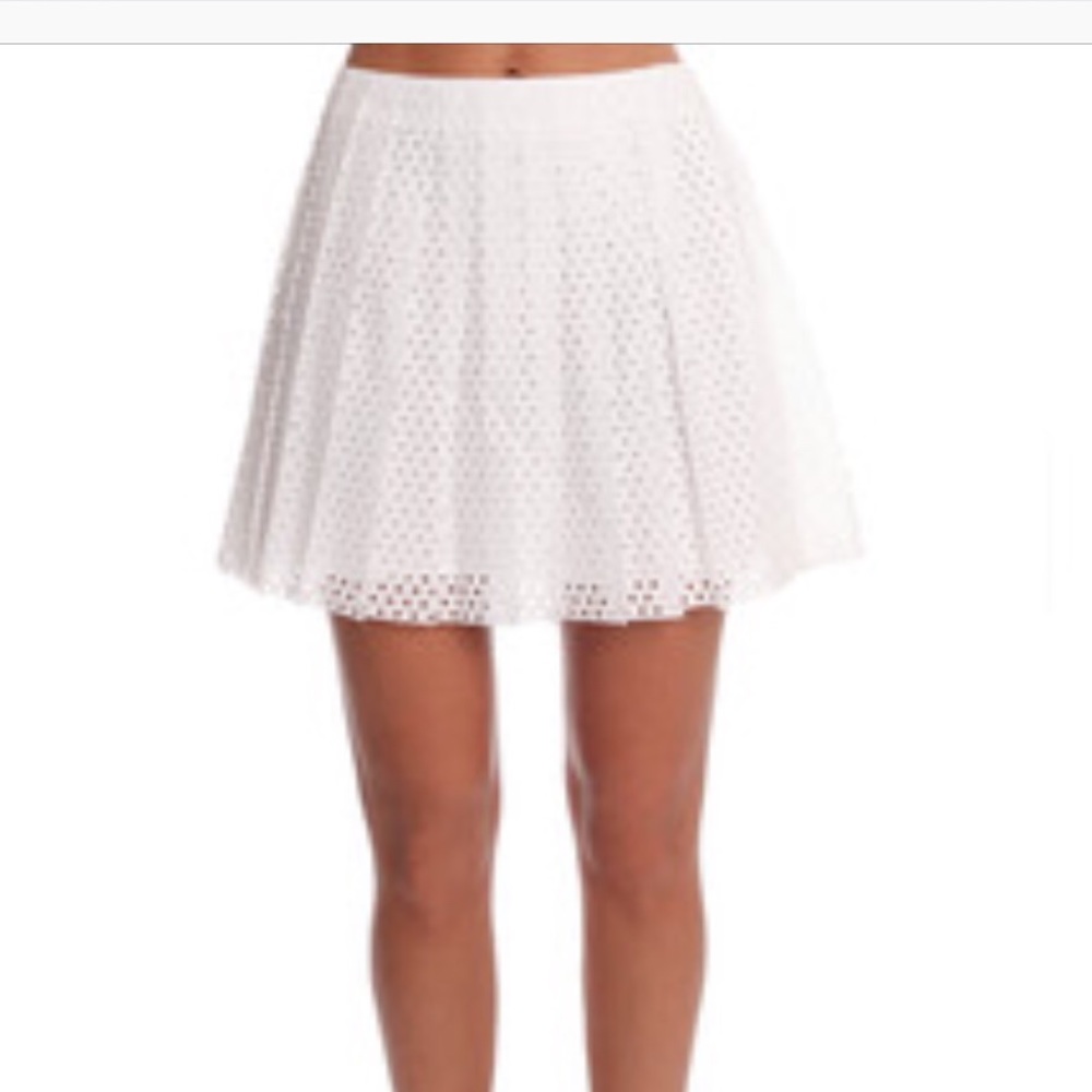 Sale⚡️Alexander McQueen dot eyelet skirt NWT